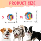 Pet Snuffle Ball for Dogs, Interactive Foraging Puzzle Toy, Colorful Nose Work Training Ball, Slow Feeder Stress Relief Dog Enri